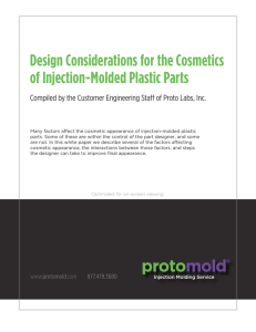 Design Considerations for the Cosmetics of Injection