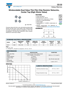 CS 33 Datasheet