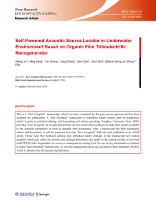 Self-Powered Acoustic Source Locator in