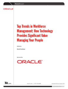 Top Trends in Workforce Management: How Technology