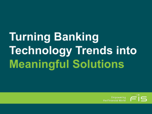 Turning Banking Technology Trends into Meaningful Solutions