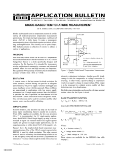 Diode-Based Temperature Measurement