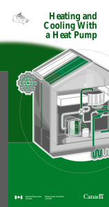 NRCAN “Heating and cooling with a heat