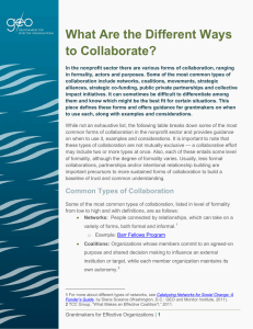 What Are the Different Ways to Collaborate?