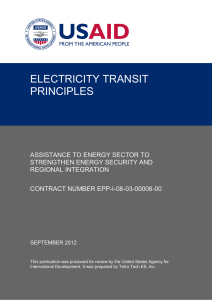 ELECTRICITY TRANSIT PRINCIPLES