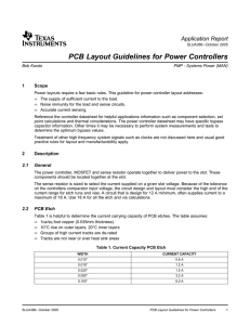 PCB Layout Guidelines for Power Controllers