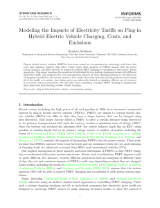 Modeling the Impacts of Electricity Tariffs on Plug