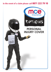 personal injury cover