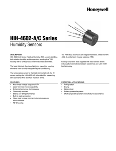 HIH-4602-A|C Series Humidity Sensors