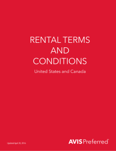 rental terms and conditions