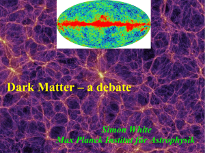 Dark Matter – a debate