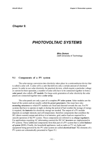 Photovoltaic systems - TU Delft OpenCourseWare