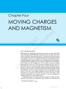 moving charges and magnetism