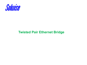 Twisted Pair Ethernet Bridge