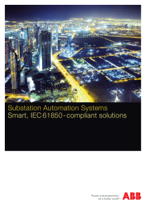 Substation Automation Systems Smart, IEC 61850-compliant