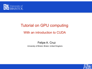 Tutorial on GPU computing