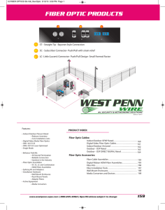 Fiber Optic - West Penn Wire