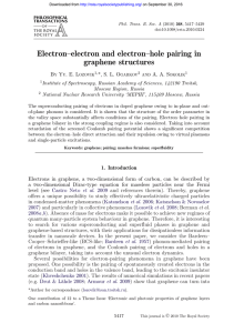 Electron–electron and electron–hole pairing in graphene structures