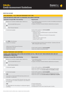 Credit Assessment Guidelines