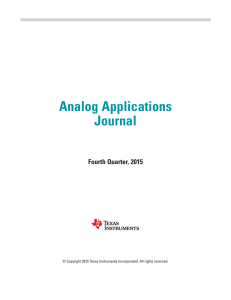 4Q 2015 Analog Applications Journal