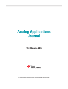 Analog Applications Journal 3Q 2015