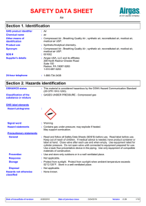 safety data sheet