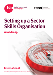Setting up a Sector Skills Organisation