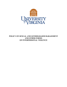 Policy - University of Virginia