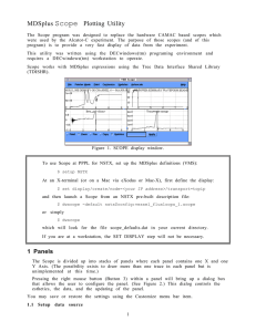 MDSplus Scope Plotting Utility