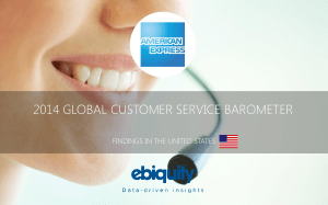 2014 global customer service barometer