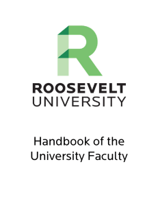 Handbook of the University Faculty