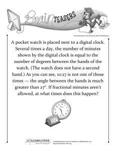 A pocket watch is placed next to a digital clock. Several times a day
