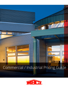 Commercial / Industrial Pricing Guide
