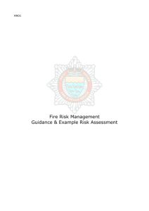 Fire risk management and assessment guide