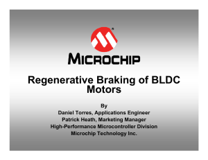 Regenerative Braking of BLDC Motors