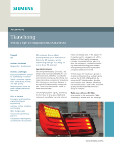 Tianchong Vehicle Lamp Group Co., Ltd. Case Study