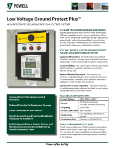 Low Voltage Ground Protect Plus