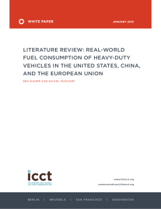 Literature review: Real-world fuel consumption of heavy-duty