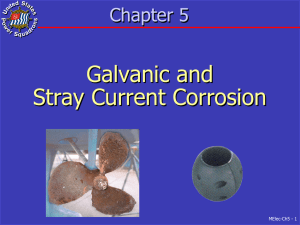 Galvanic and Stray Current Corrosion