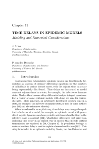 Time delays in epidemic models