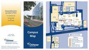 Ochsner Medical Center Map