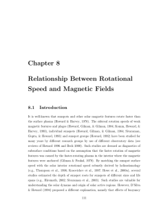 Chapter 8 Relationship Between Rotational Speed and
