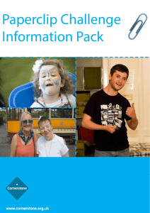 Paperclip Challenge Information Pack