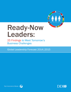 Global Leadership Forecast 2014|2015