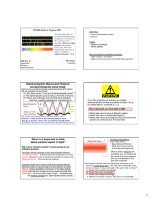 Electromagnetic Waves and Photons are describing the same thing