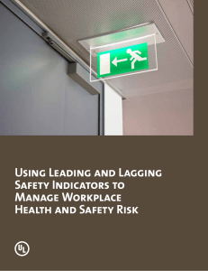 Using Leading and Lagging Safety Indicators to