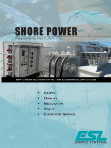 Shore Power Applications - ESL Power Systems, Inc.