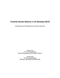 Towards Gender Balance in UC Berkeley EECS