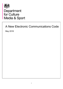 A New Electronic Communications Code