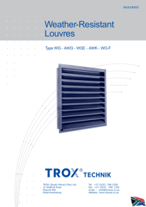 Weather-Resistant Louvres